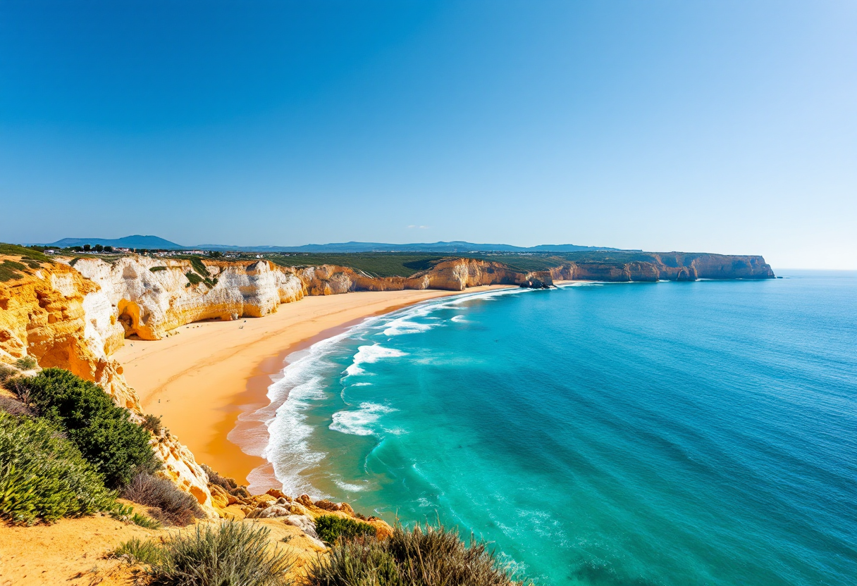 Vista panoramica dell'eleganza nell'Algarve