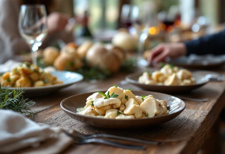 Immagine di piatti autunnali e eventi gastronomici