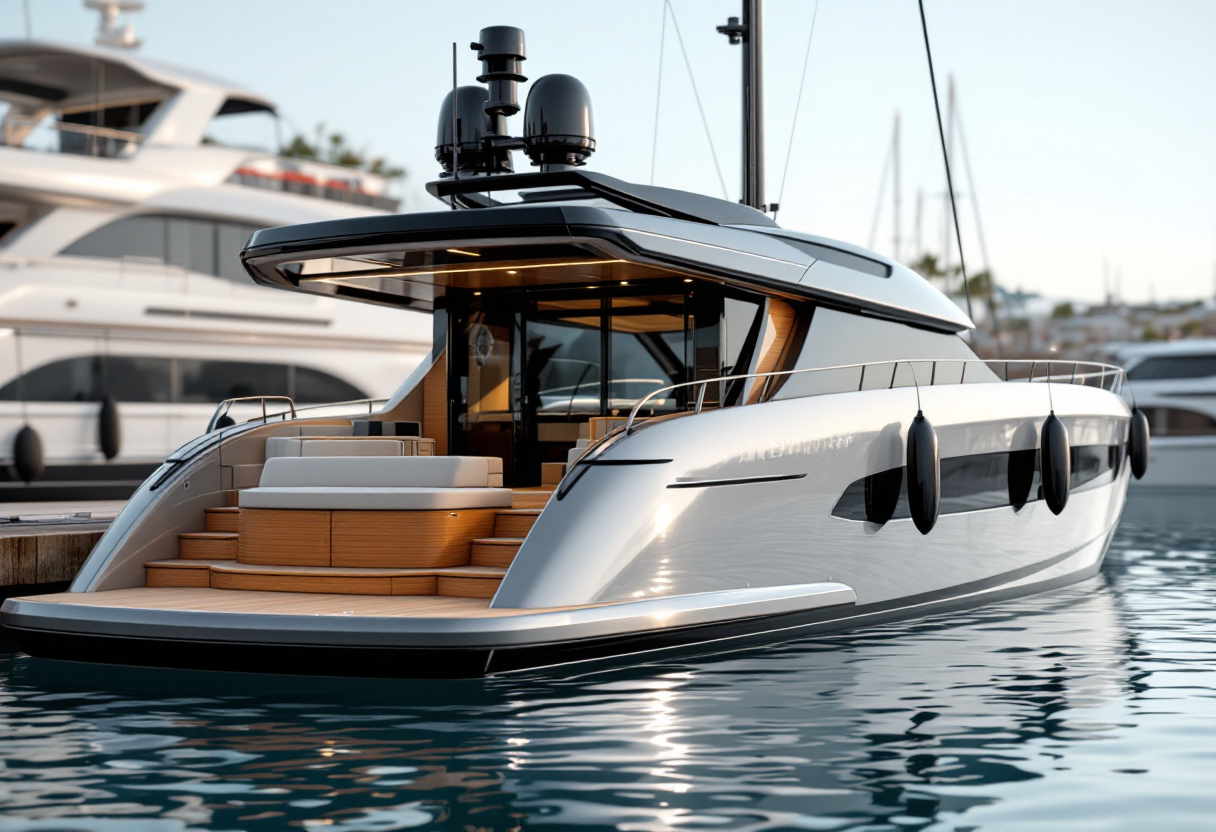 Yacht Flexplorer 165 elegante e autonomo in navigazione