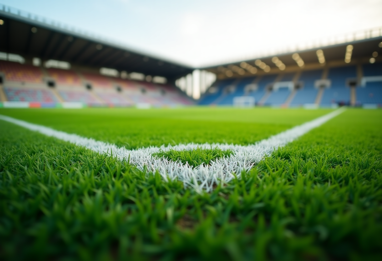 Giocatori italiani in campo per la Nations League