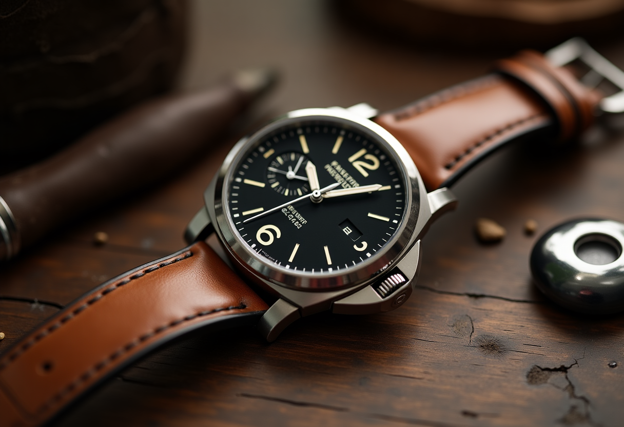 Panerai Luminor Destro Otto Giorni in primo piano