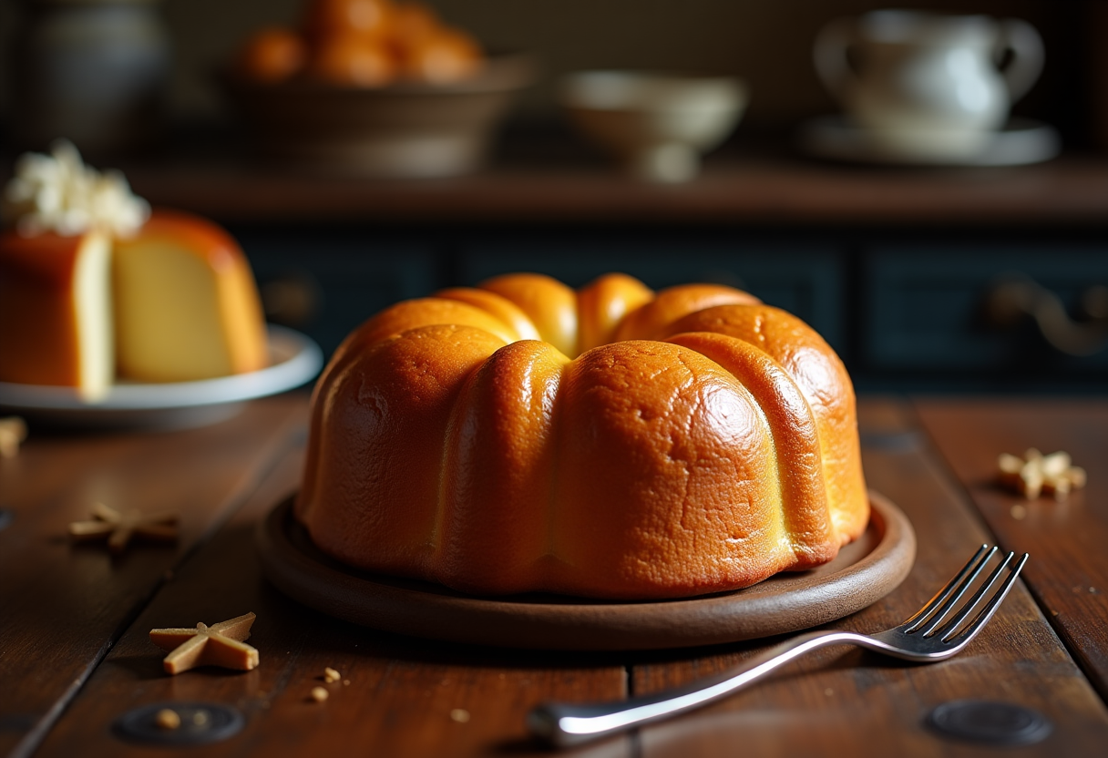 Panettone artigianale di Emanuele Russo con decorazioni festive