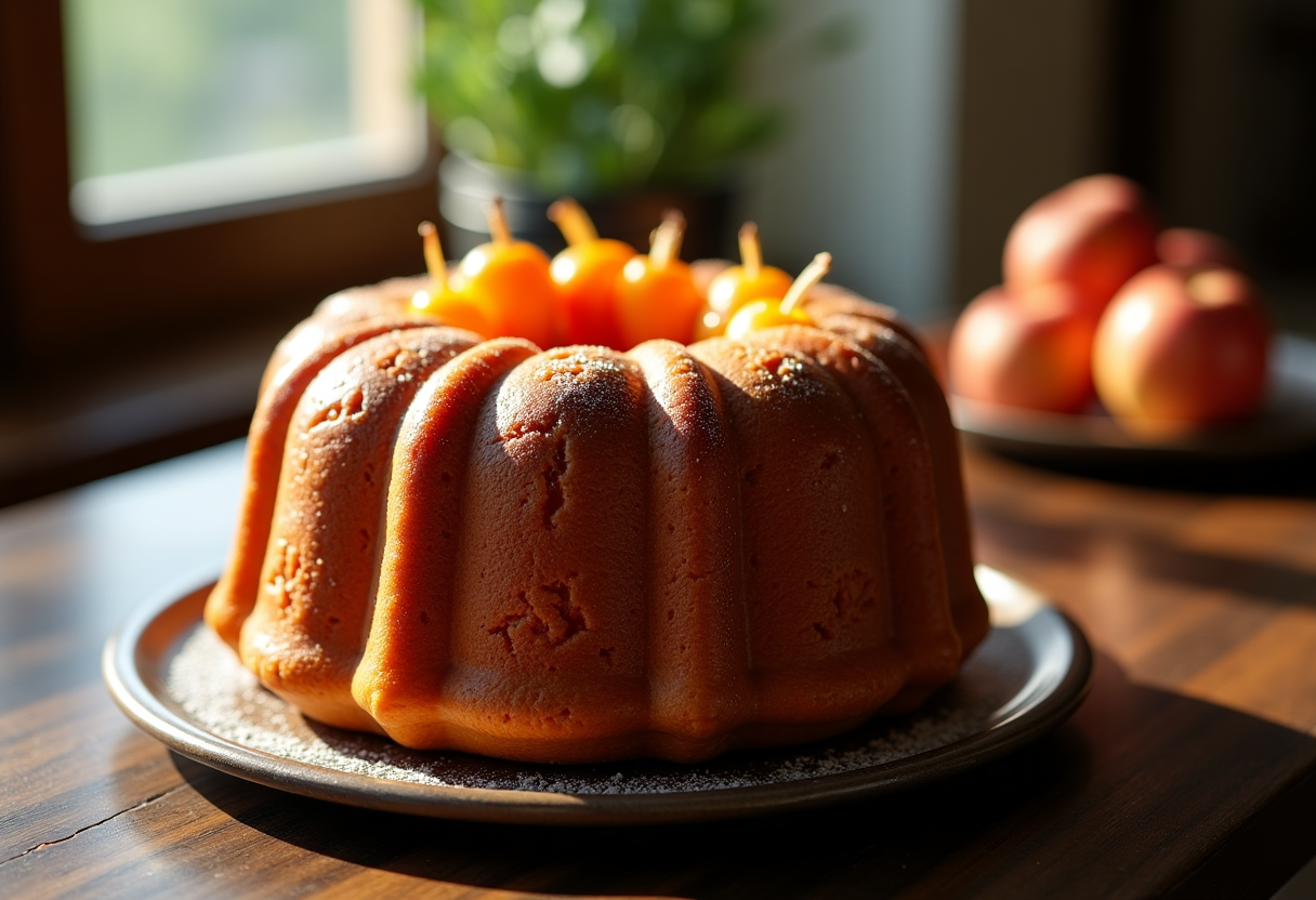 Panettone solidale decorato con ingredienti freschi