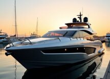 Pershing GTX70, yacht sportivo di lusso in navigazione