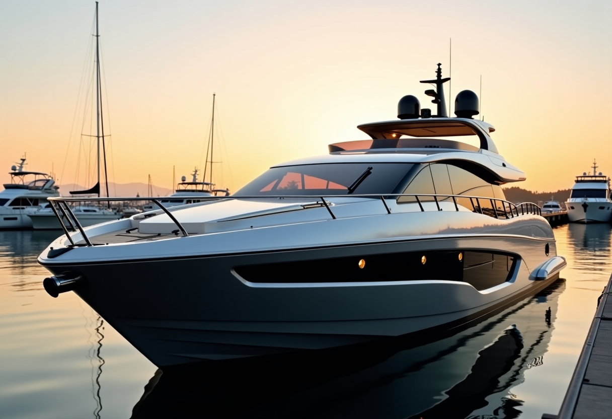 Pershing GTX70, yacht sportivo di lusso in navigazione