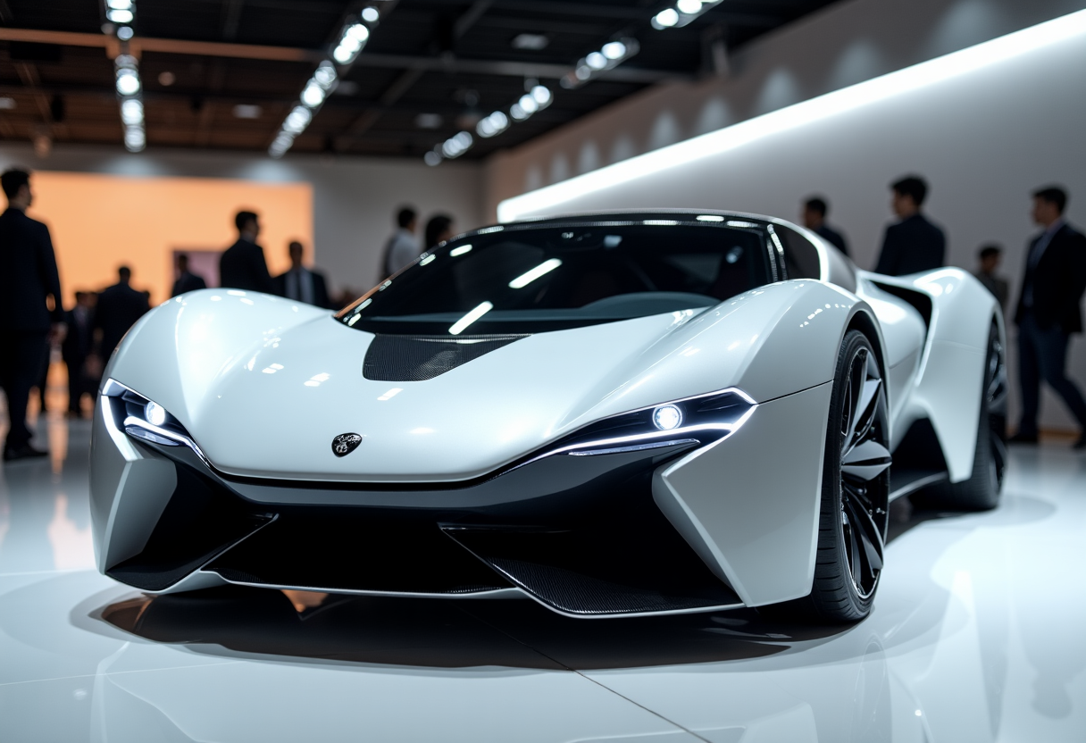 Robo X, la supercar elettrica presentata a Guangzhou