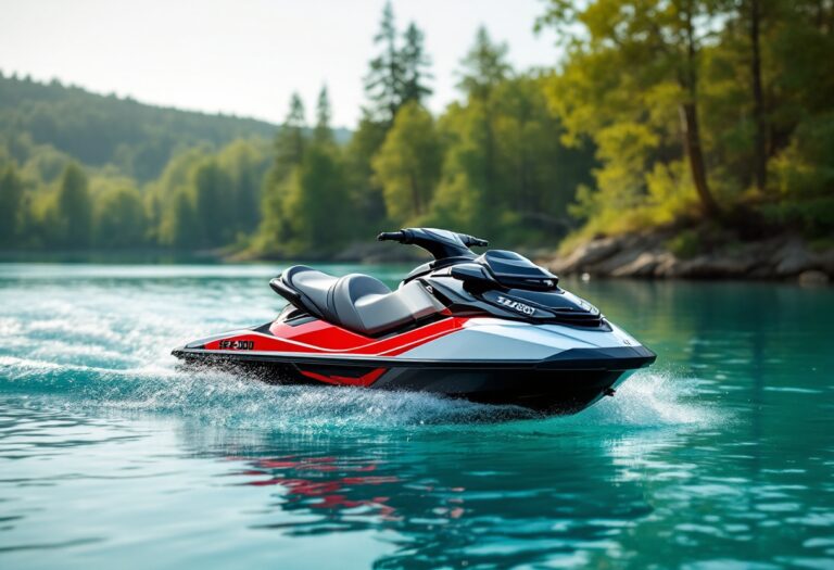 Moto d'acqua Sea-Doo RXP-X 325 in azione