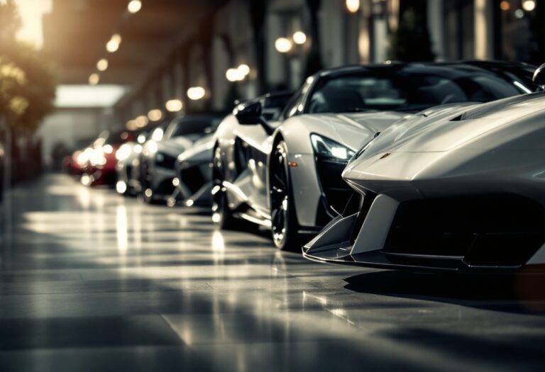 Immagine di supercar italiane esclusive in mostra