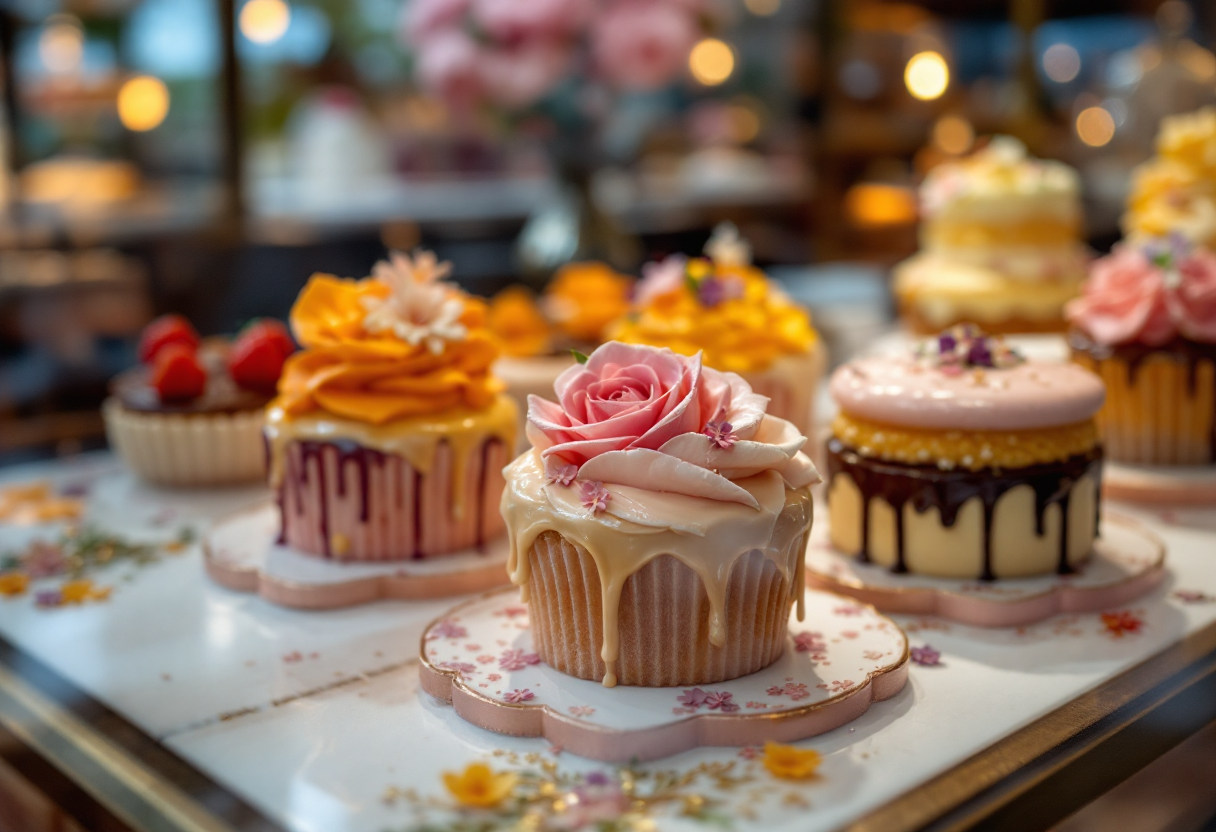 Torta elegante ispirata alla moda a Milano