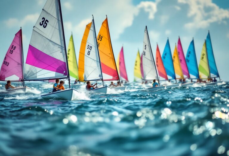 Regata del Campionato del Mondo Optimist 2024 a Mar del Plata