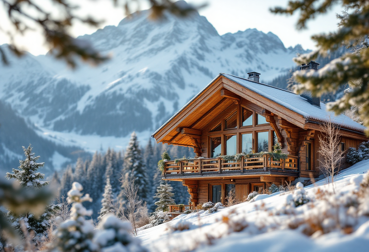 Chalet romantici immersi nella natura italiana