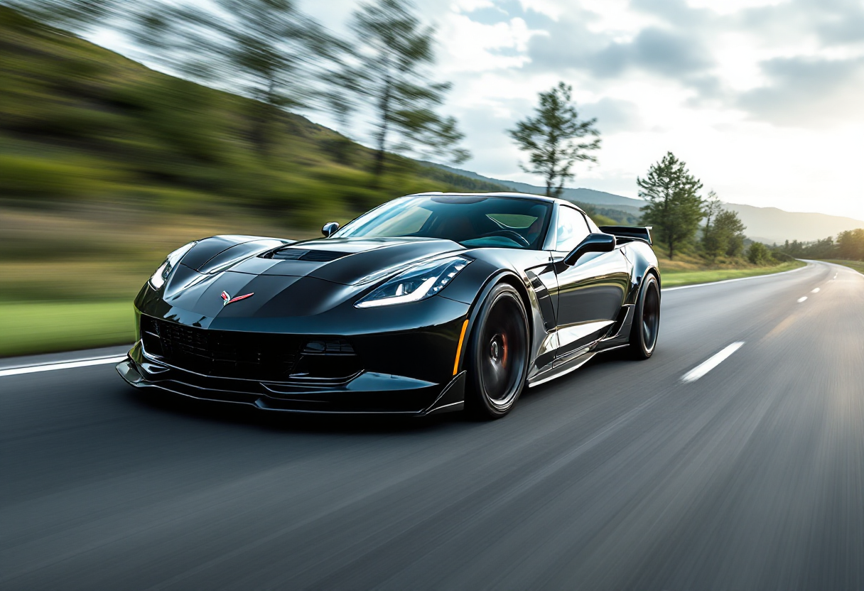 Immagine della Chevrolet Corvette in azione