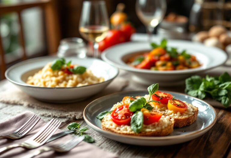 Piatto di cucina italiana che unisce tradizione e innovazione