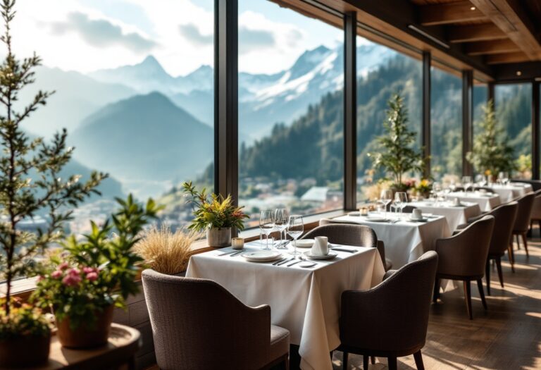 Piatto gourmet del ristorante Da Vittorio a St. Moritz