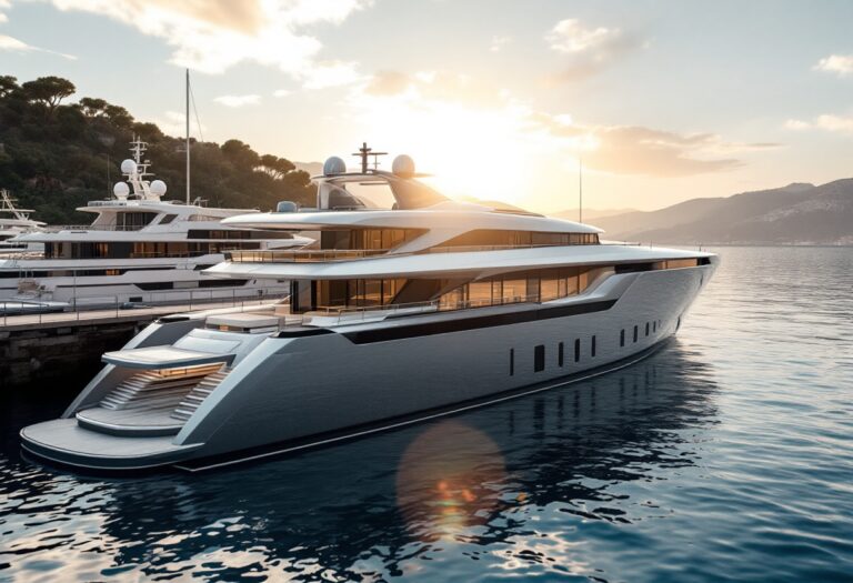 Superyacht Custom Line 50 che incarna l'eleganza