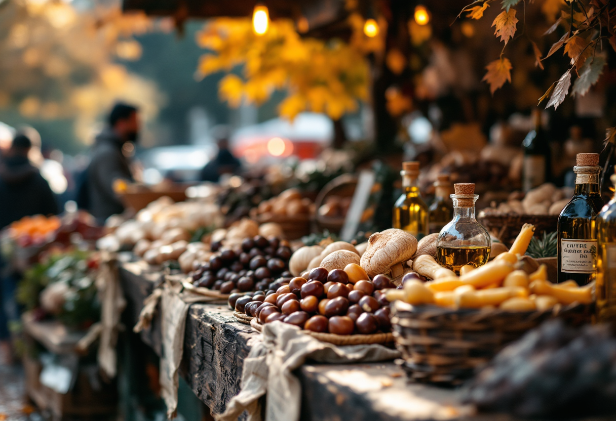 Immagine di piatti autunnali tipici italiani