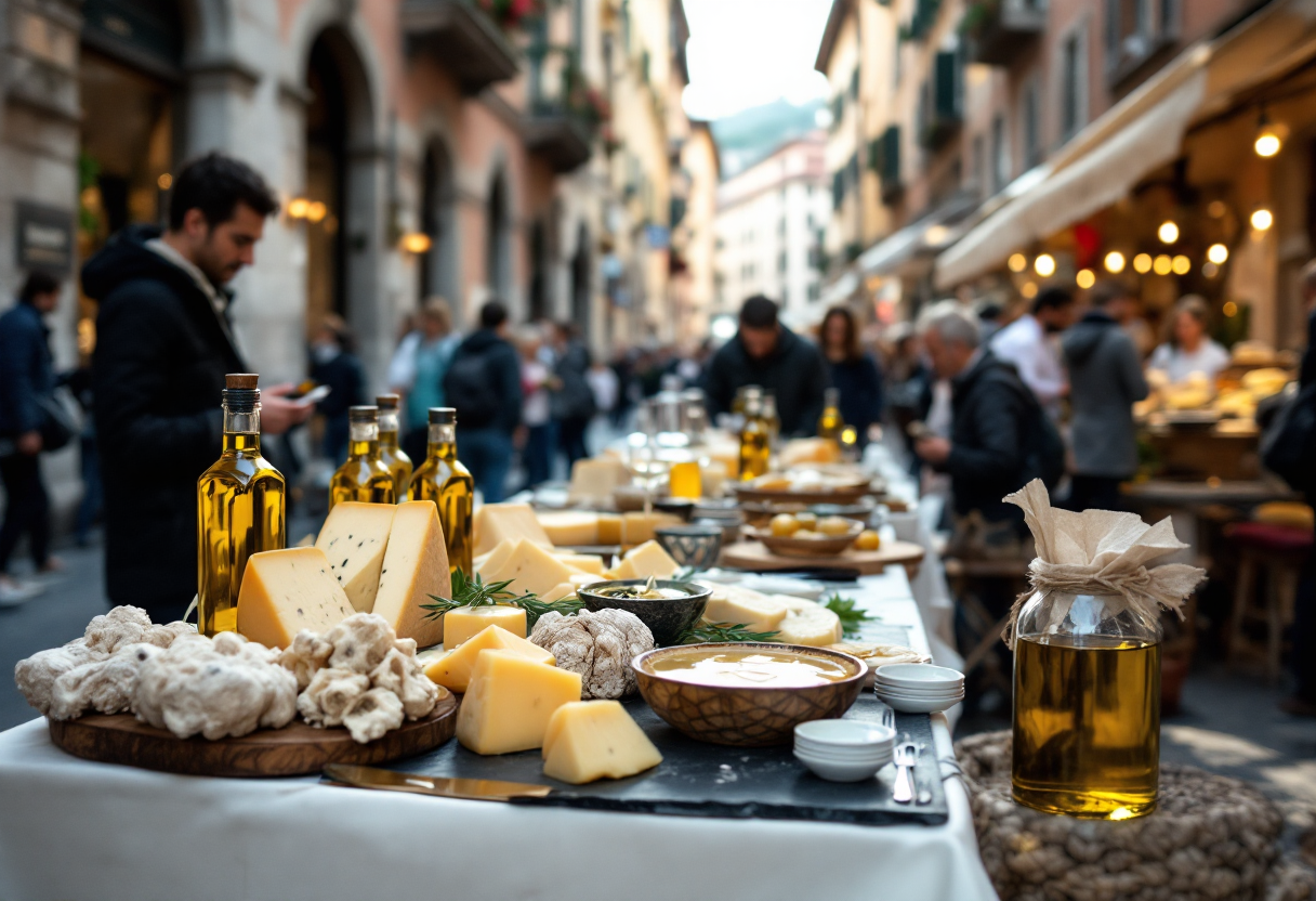 Cucina italiana con piatti tipici e eventi gastronomici