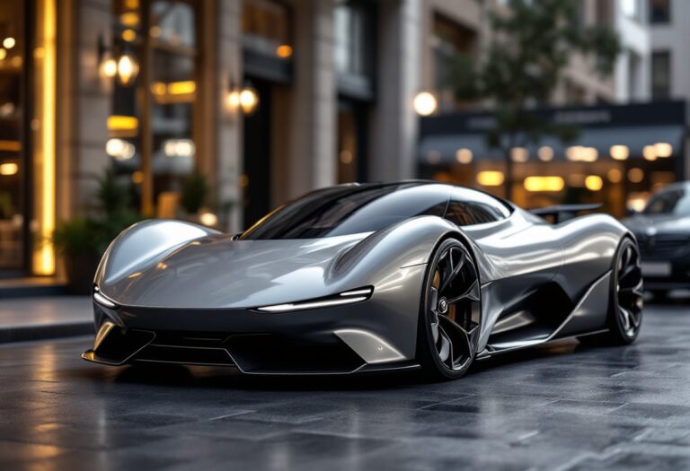 Isdera Imperator 108i in un'illustrazione elegante