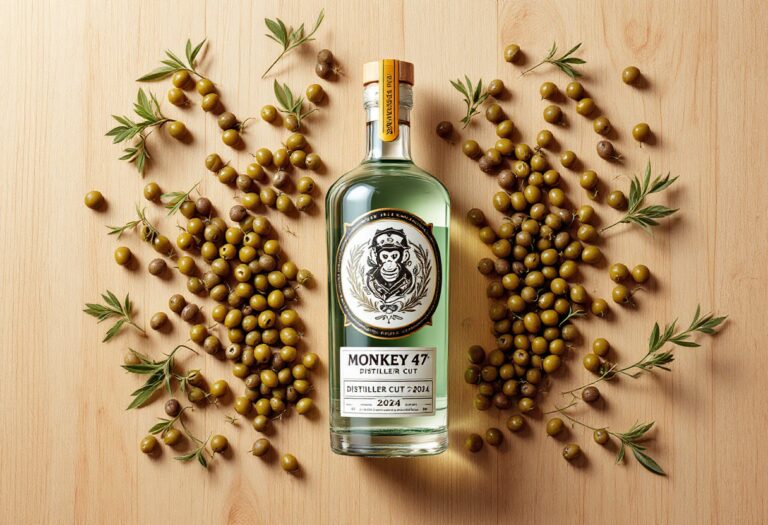 Monkey 47 Distiller's Cut 2024 in un bicchiere elegante