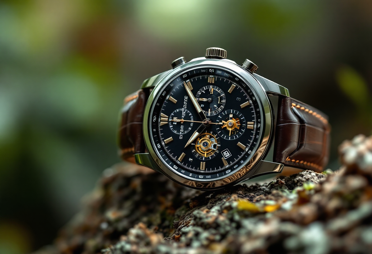 Orologio automatico in titanio di Huckberry e Timex