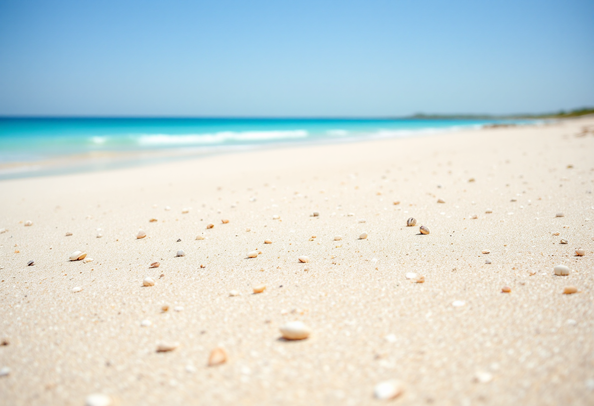 Vista panoramica delle spiagge di Abu Dhabi