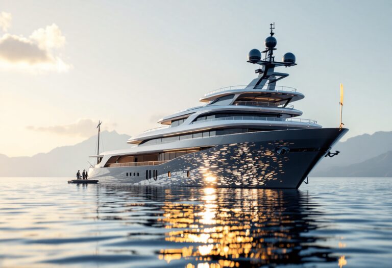 Superyacht Feadship Project One in navigazione