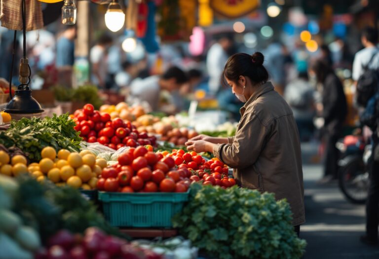 Panorama della Corea del Sud con elementi culturali e naturali