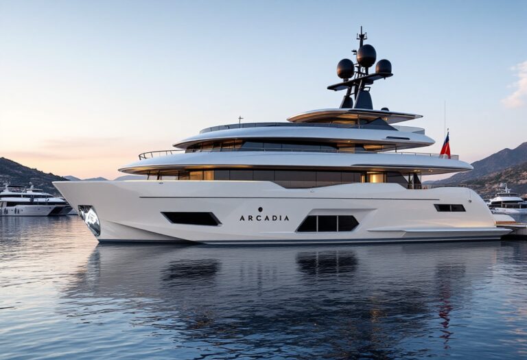 Immagine dell'A96 di Arcadia Yachts in navigazione