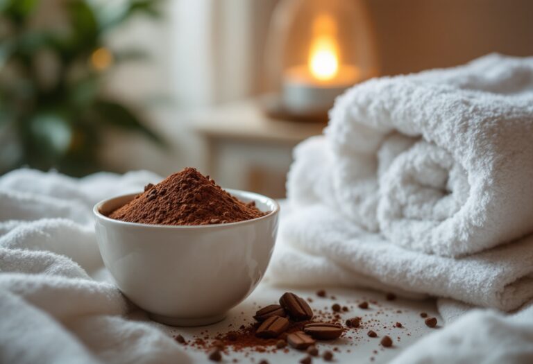 Trattamento notturno al cacao per la pelle