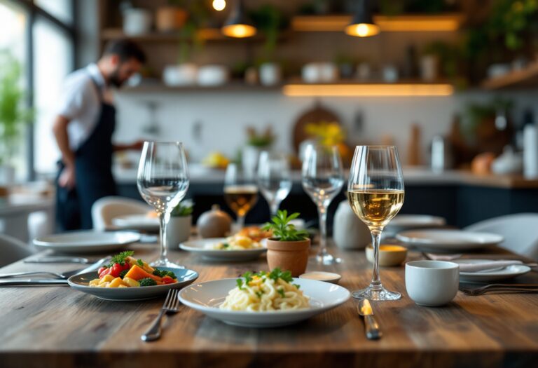 Un piatto di cucina italiana che unisce tradizione e innovazione