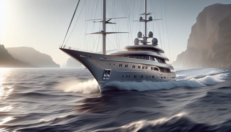 Explorer yacht italiano RAW 105 in navigazione elegante