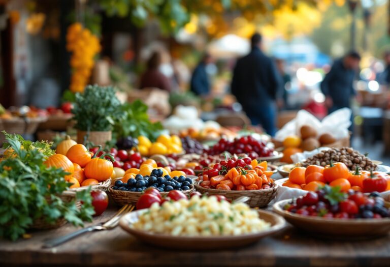 Cucina d'autunno con piatti tipici e eventi gastronomici