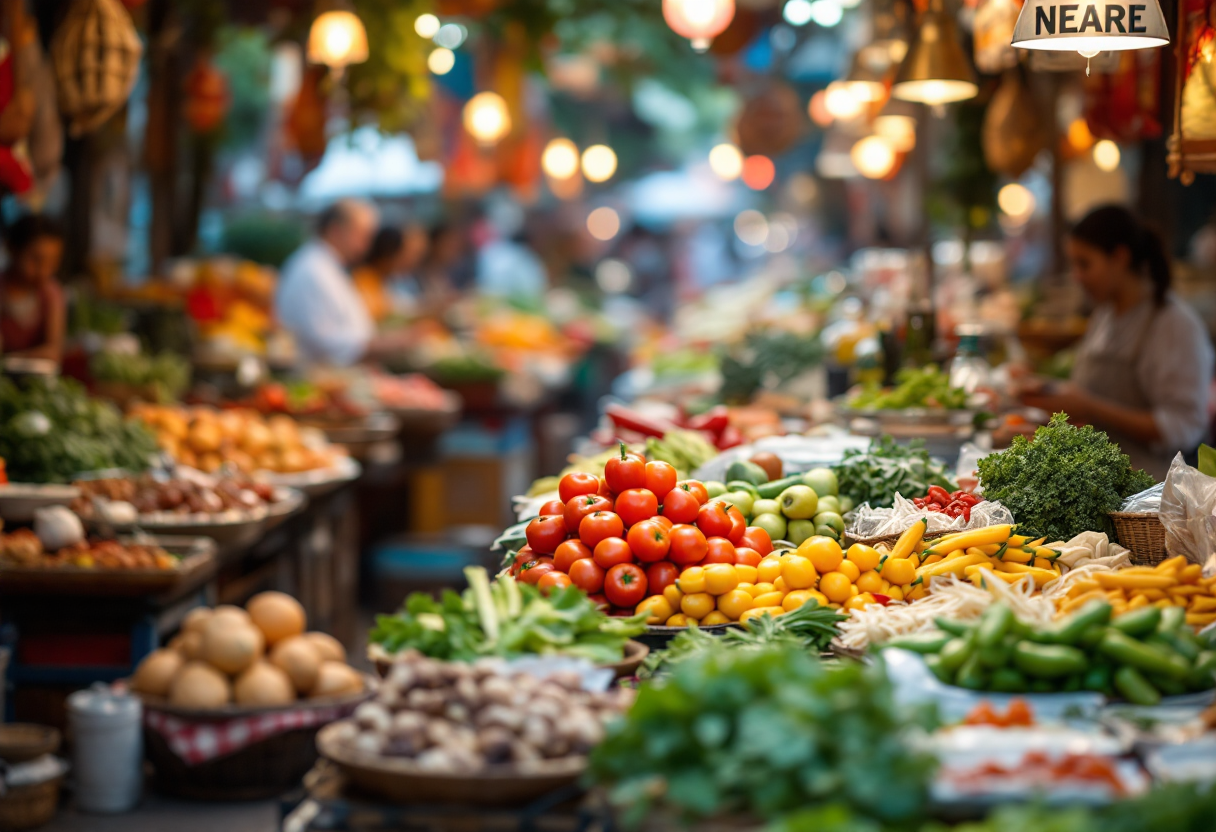 Immagine di un evento gastronomico in Italia