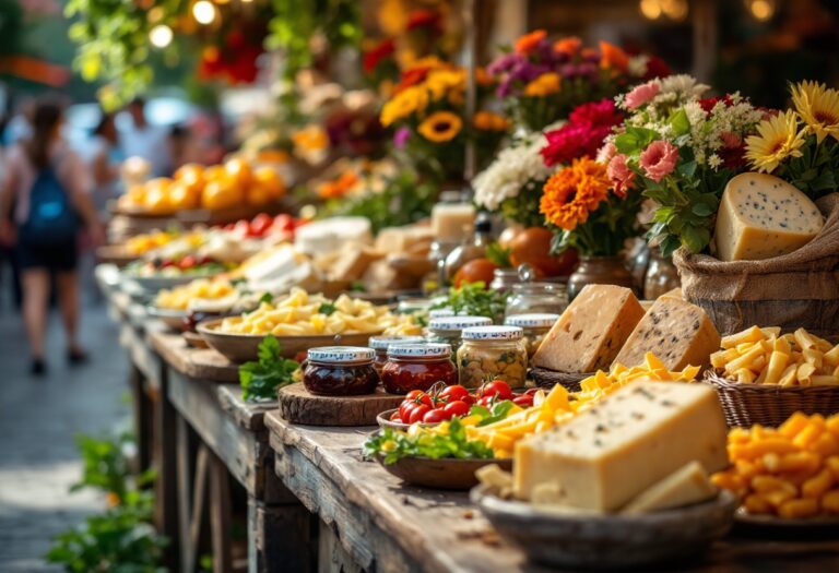 Immagine di un evento gastronomico con piatti deliziosi