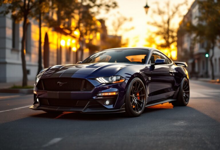 Ford Mustang GTD in azione su pista