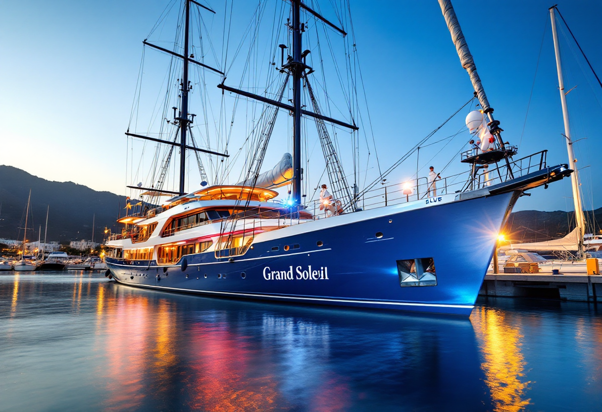 Immagine del Grand Soleil Blue, yacht sostenibile