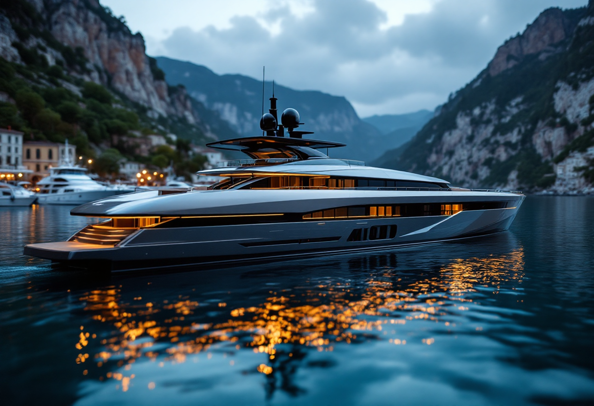 Yacht Mishi 102 che rappresenta eleganza e innovazione