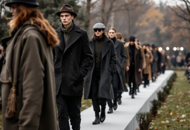 Immagine di moda autunno/inverno 2025 con look eleganti