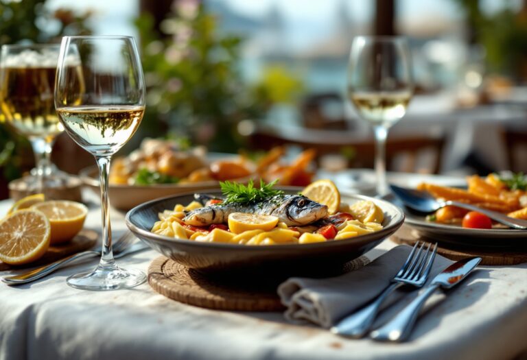 Interno della Nautilus Trattoria di Mare a Milano