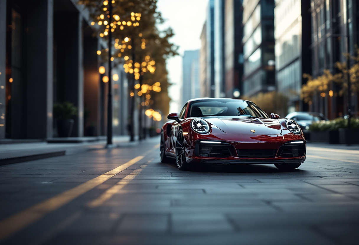 Porsche 911 Carrera S in un elegante contesto urbano