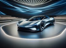 Supercar elettrica Quintessenza in movimento