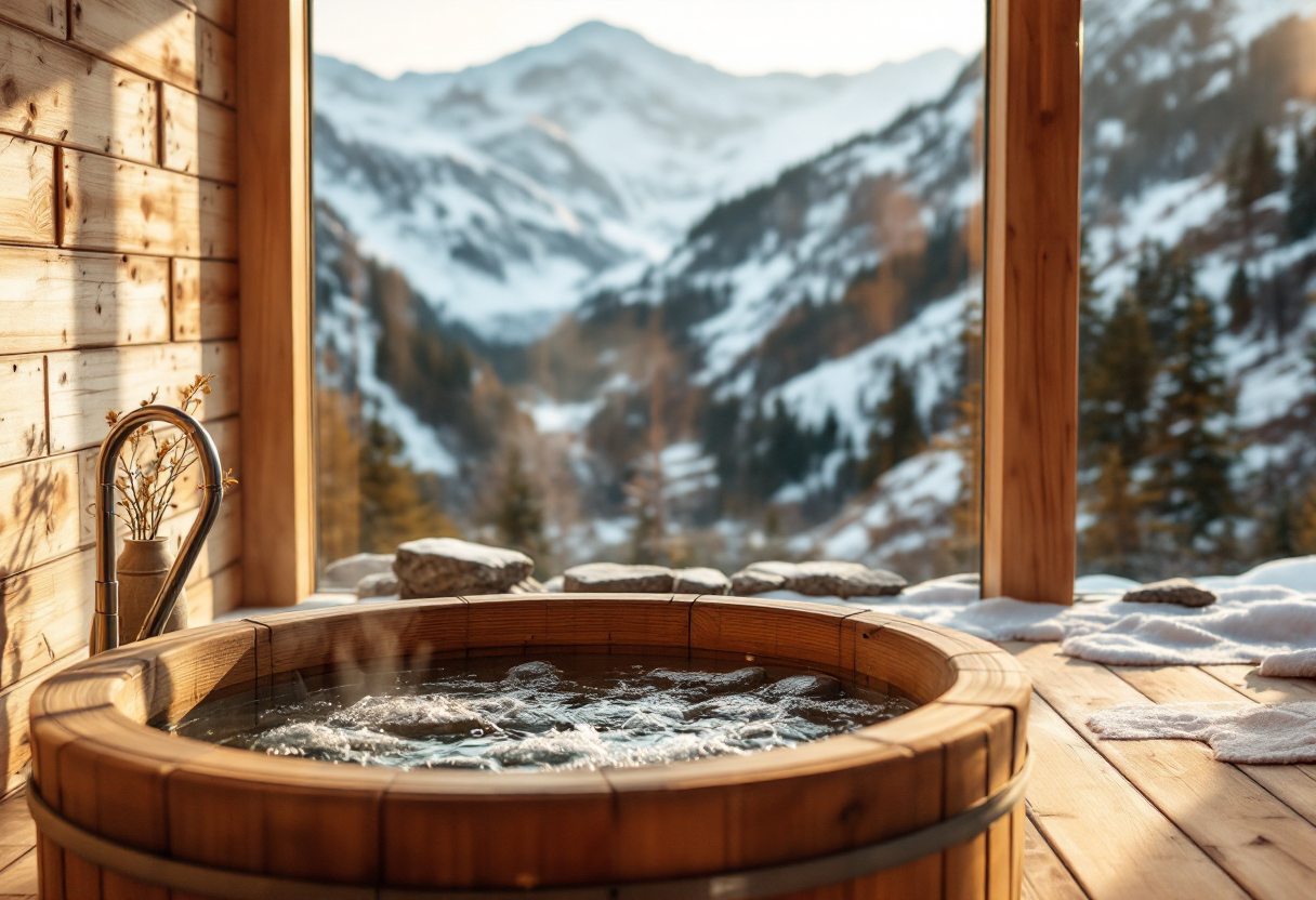 Relax e benessere dopo una giornata sugli sci nelle Alpi