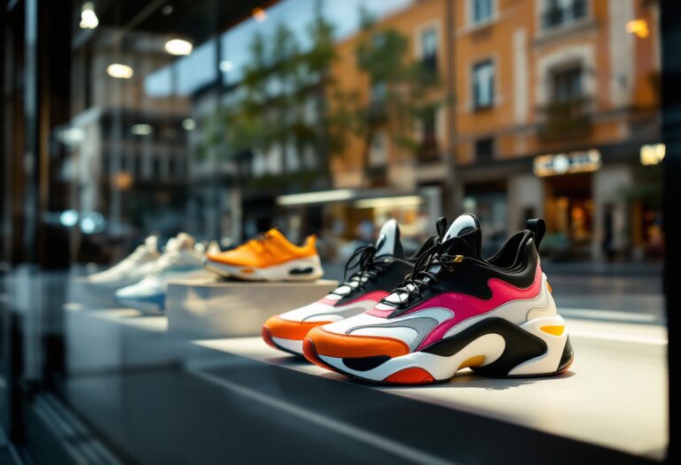 Sneakers vulcanizzate di Le Signe in primo piano