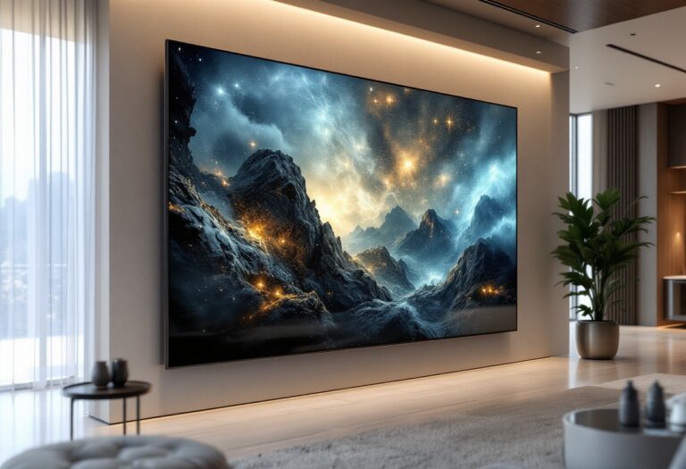 Televisione Hisense 136MX con design elegante e tecnologia avanzata