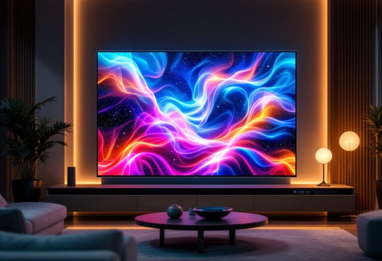 Televisore Hisense 136MX con design elegante e tecnologia avanzata