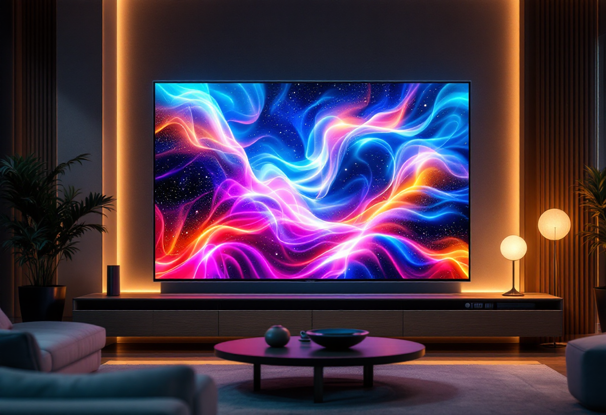 Televisore Hisense 136MX con design elegante e tecnologia avanzata