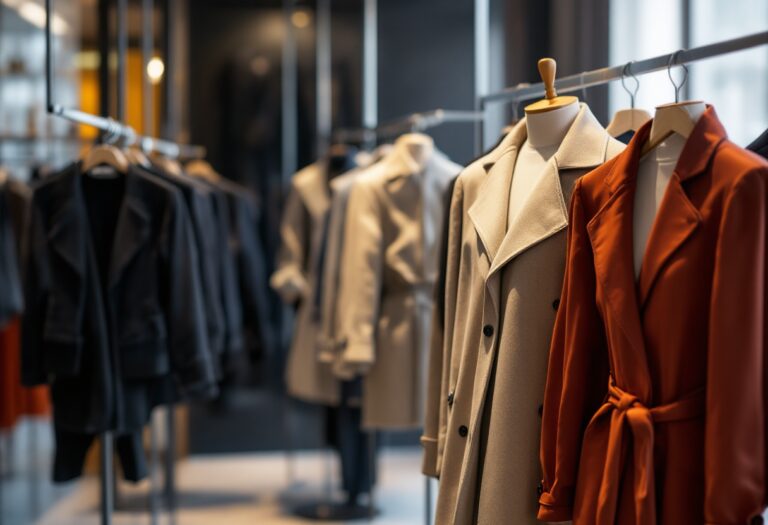 Modello in abbigliamento autunnale per uomo 2025-26