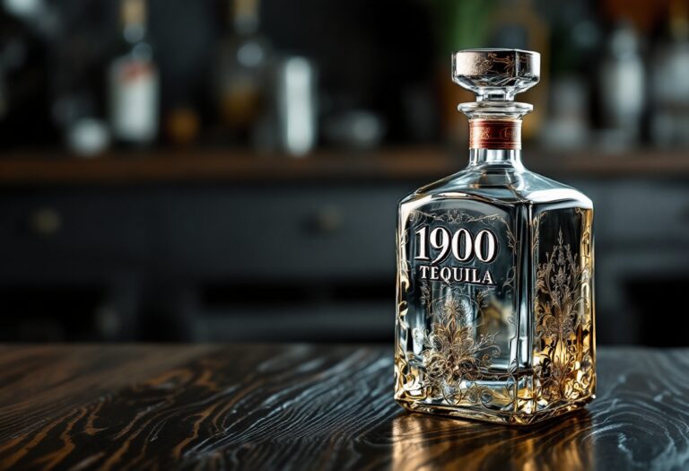 Decanter elegante per celebrare il tequila