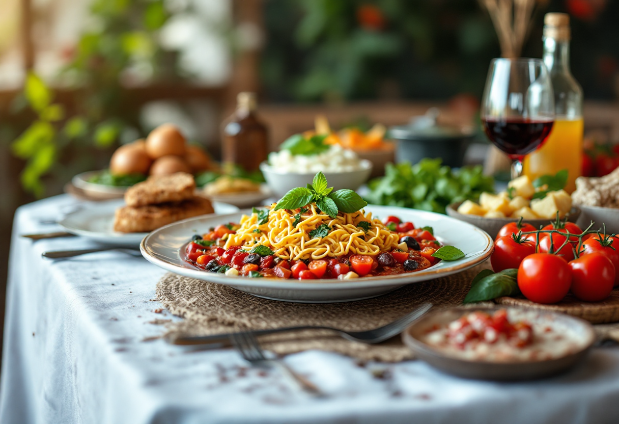 Immagine di un evento gastronomico in Italia