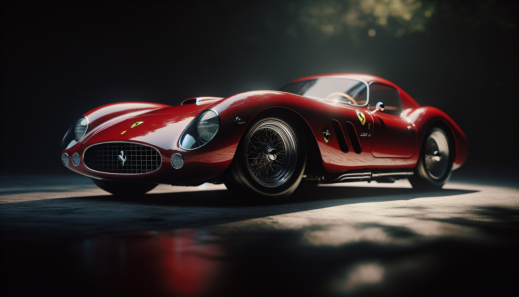 Ferrari 290 MM in esposizione, un capolavoro di design